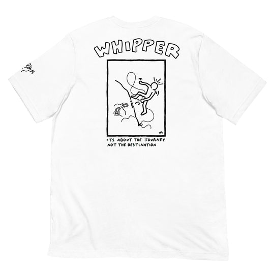 KEITH HARING INSPIRED "WHIPPER" T-SHIRT (B&W)